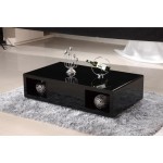 table basse laquee