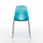 chaise de cuisine turquoise