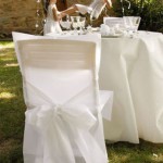 housse de chaise mariage blanc