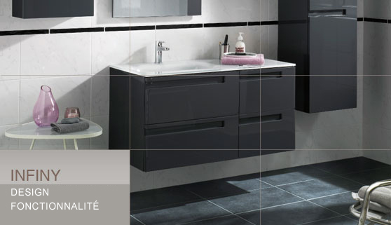 SALLE DE BAIN AVEC CARRELAGE EN QUINCONCE, Galerie Creation