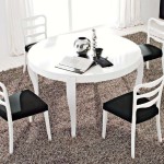 table a manger ronde extensible