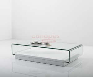 table basse en verre pas cher