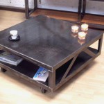 table basse industrielle