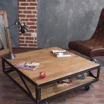 table basse industrielle