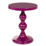 table d'appoint violette