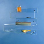 table de chevet fixation murale