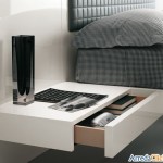 table de chevet fixation murale