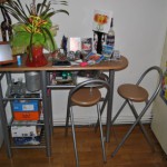 tabouret de bar + table