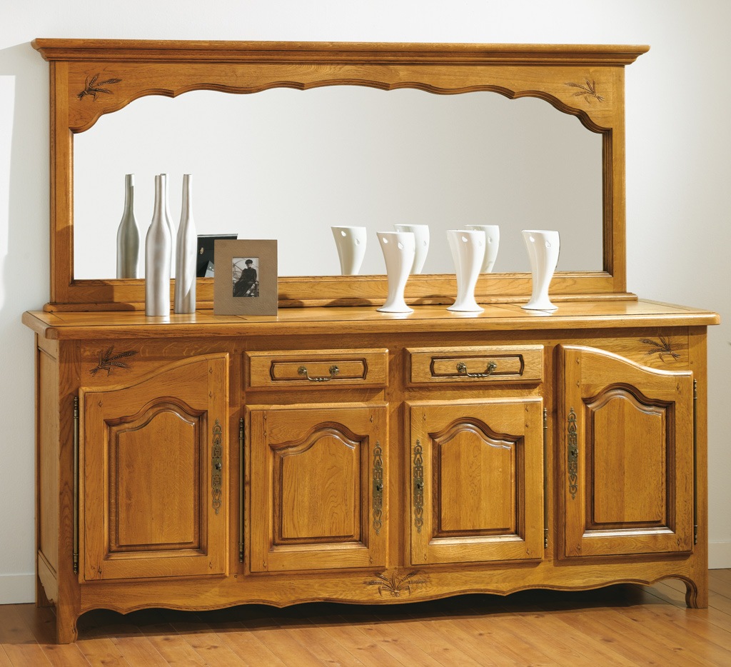 buffet bas en bois massif