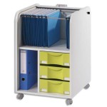 caisson bureau vert anis