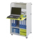 caisson bureau vert anis