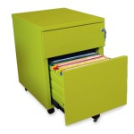 caisson bureau vert anis