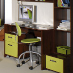 caisson bureau vert anis