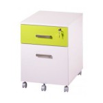 caisson bureau vert anis