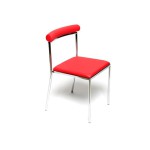 chaise de cuisine rouge