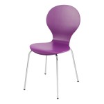 chaise de cuisine violet