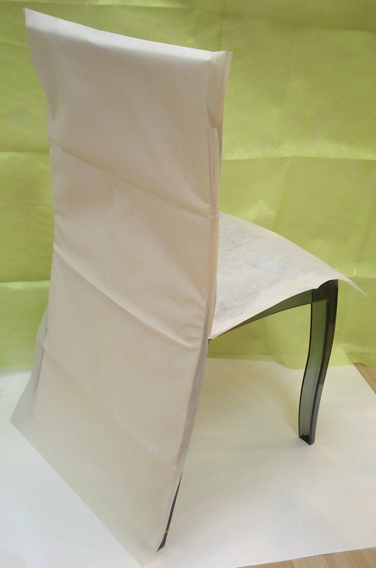 housse de chaise ivoire pas cher