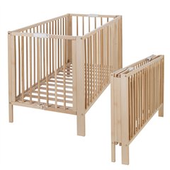 lit bebe pliant en bois