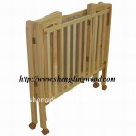lit bebe pliant en bois
