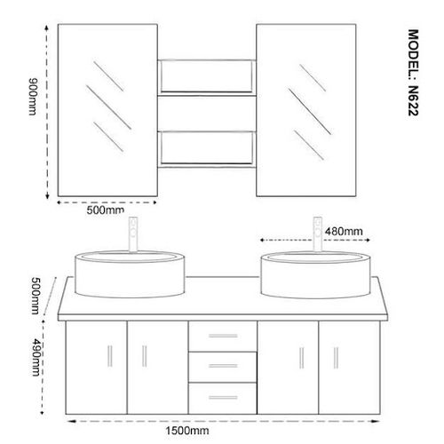 Mobilier & meuble salle de bain Delpha