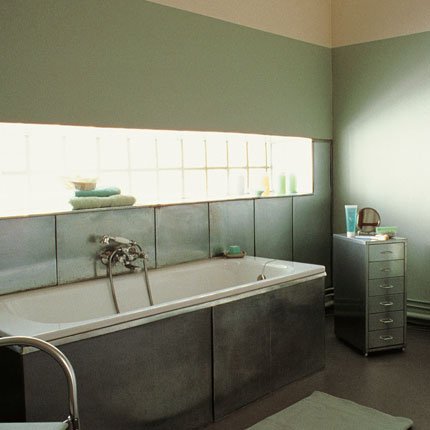 meuble salle de bain zinc
