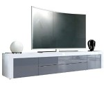 meuble tv bas gris
