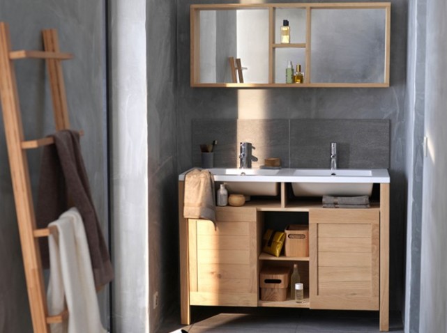 Maison En Bois Pas Cher : Meuble Salle De Bain Maison En Bois Pas Cher : Meuble Salle De Bain