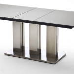 table a manger verre extensible