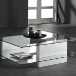 table basse design verre