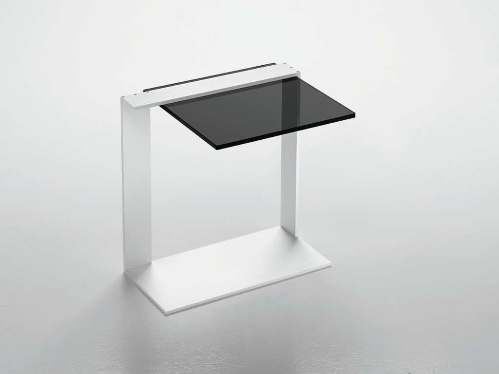 table d'appoint en verre design