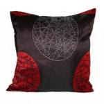 coussin deco rouge