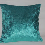 coussin deco turquoise