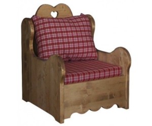 fauteuil salon bois massif