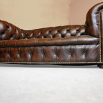 canapé cuir ancien