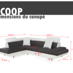 canape d'angle scoop