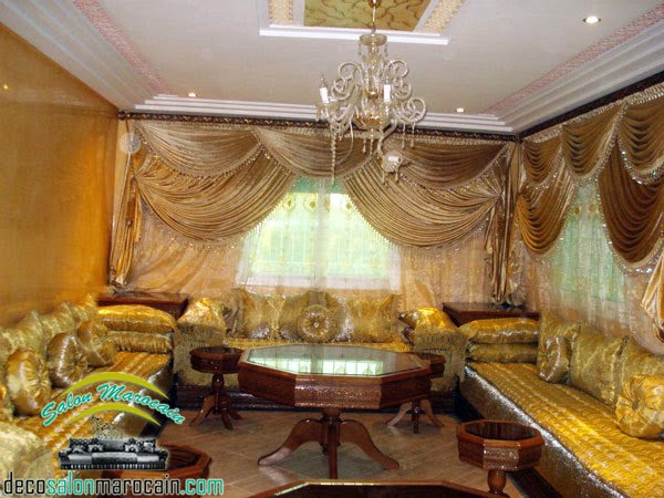 tapis d'or salon marocain