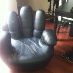 fauteuil forme main