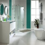 tapis salle de bain turquoise