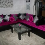 tapis salon rose fushia