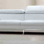 canapé cuir blanc design