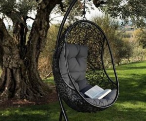 fauteuil suspendu jardin