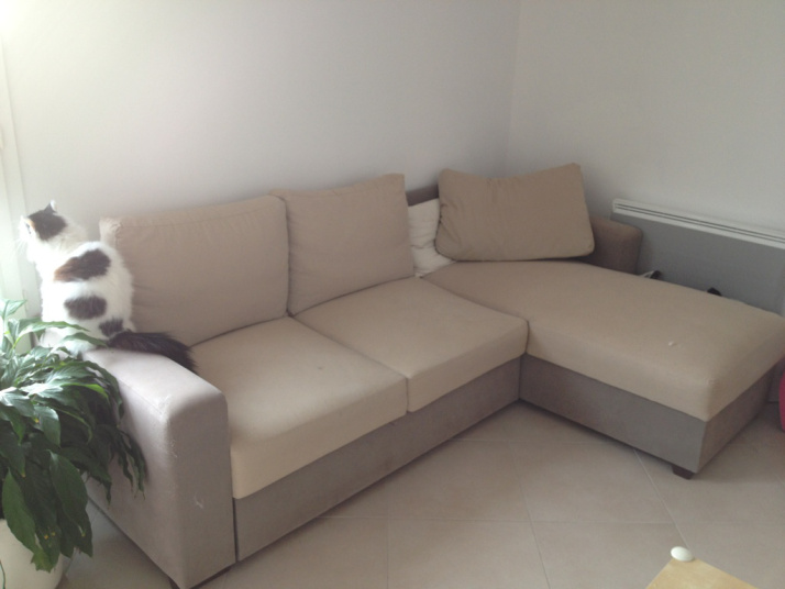 housse de canapé d'angle sur mesure