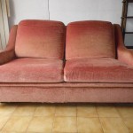 housse de canapé vieux rose
