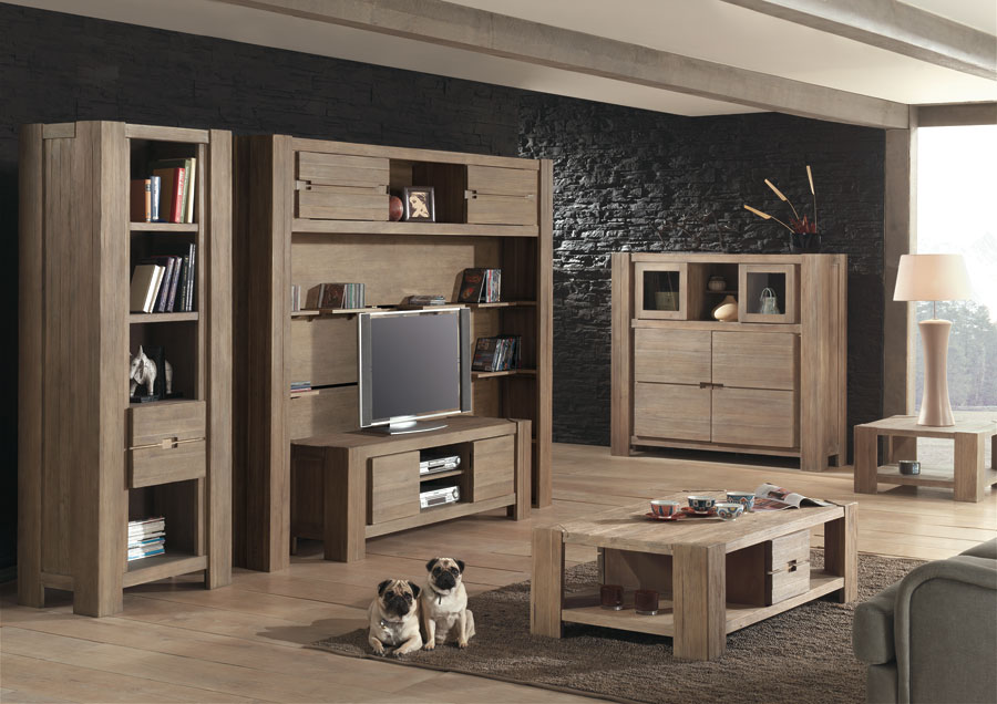 meuble en bois pour salon
