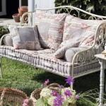 banquette jardin fer