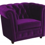 fauteuil violet