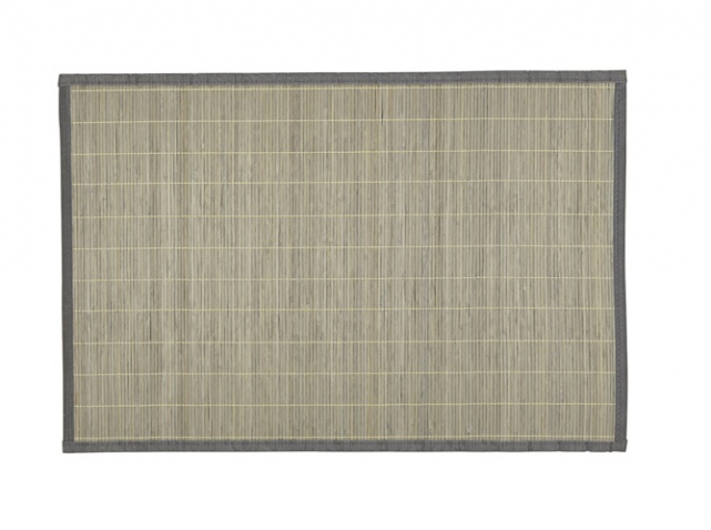 tapis salon en bambou