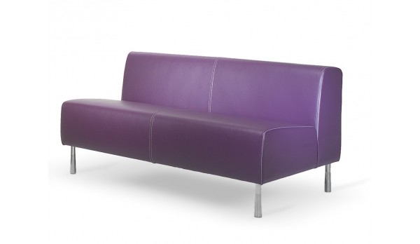 canapé cuir violet
