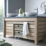 armoire salle de bain bois