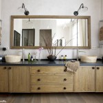 armoire salle de bain bois